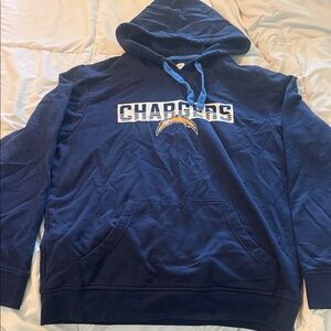 NFL Navy Chargers Hoodie with Gold Logo